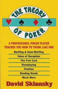 «Теорія покеру» — книга, яку рекомендують професійні гравці